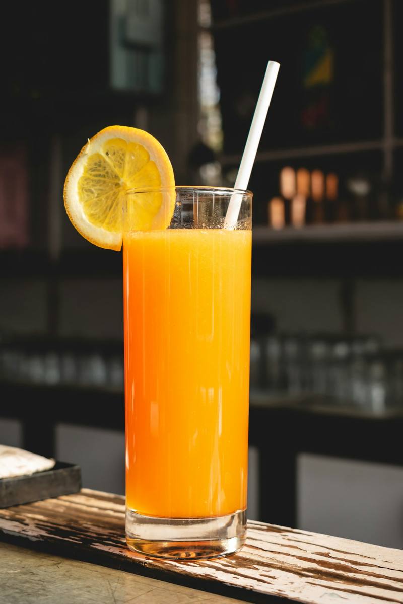 Suco de caju ou acerola